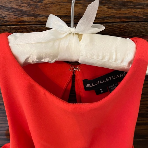 Jill Stuart Iva Crepe Maxi Gown Red - Picture 4 of 4